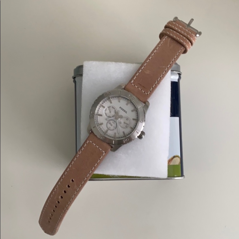 SOLD NWOT Fossil Stainless Steel Chronograph Watch - Picture 4 of 9